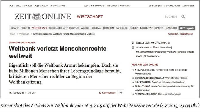 Screenshot-des-Artikels-zur-Weltbank-Zeitonline